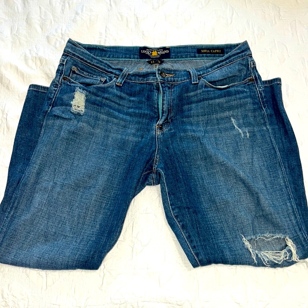 Lucky brand capri jeans